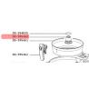 Support de pale  friteuse Seb  Actifry Express SS-995460