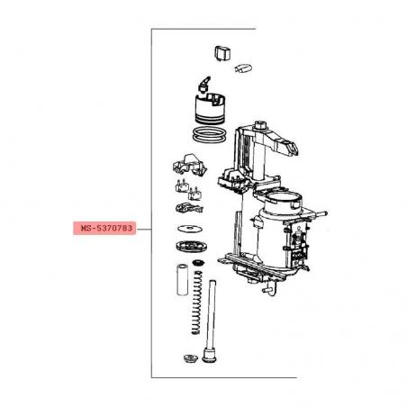 Resistance+verin+vis+bride pour expressaria Krups ref : MS-5370783 Resistance+verin+vis+bride pour expressaria Krups ref : MS-5370783