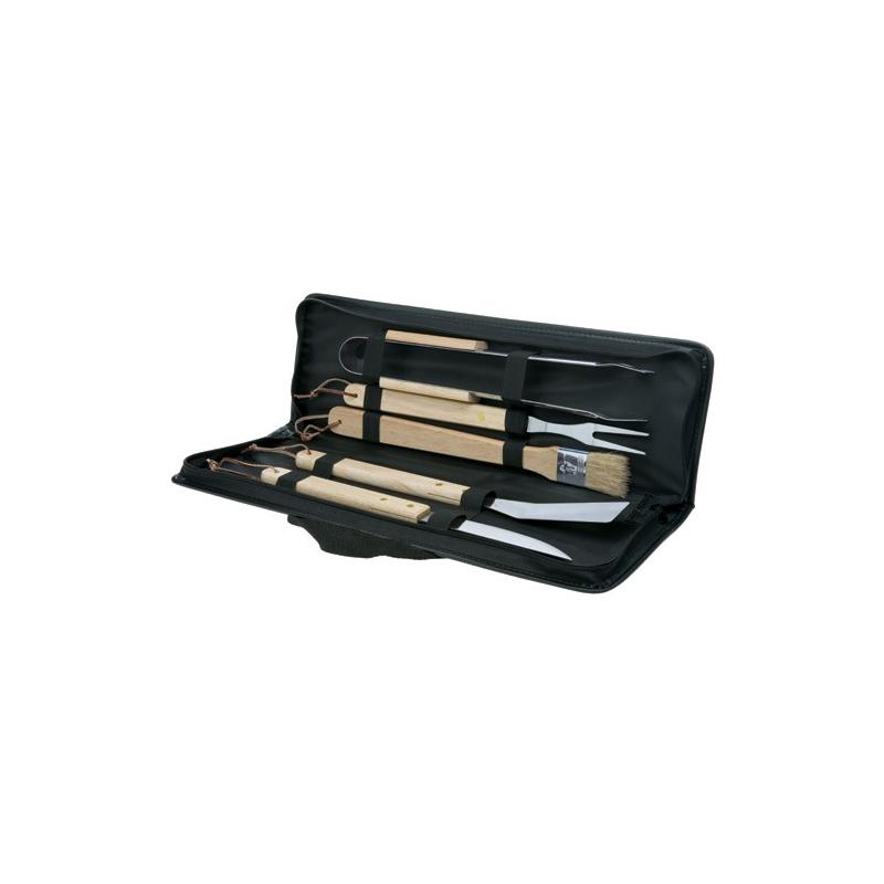 Coffret de 5 ustensiles avec manche en bois pour barbecue Electrolux 50291110000