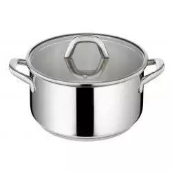 Faitout Inox avec Couvercle Transparent 24cm 5.2L Lagostina Q9644614
