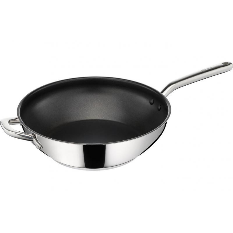 Poêle Wok Inox Revêtement Anti-Adhérent 30 cm Lagostina Q9658814