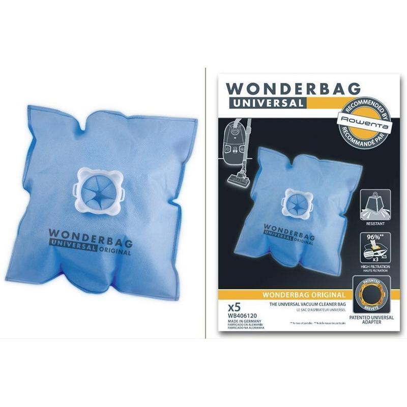 Lot de 5 sacs aspirateur Wonderbag Original Rowenta WB406120