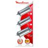Accessoire pour Robot Masterchef Gourmet Laminoir à fettucine Inox Bleu Moulinex XF696111