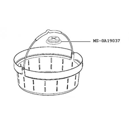 Joint panier vapeur robot Companion Moulinex MS-0A19037 Joint panier vapeur robot Companion Moulinex MS-0A19037