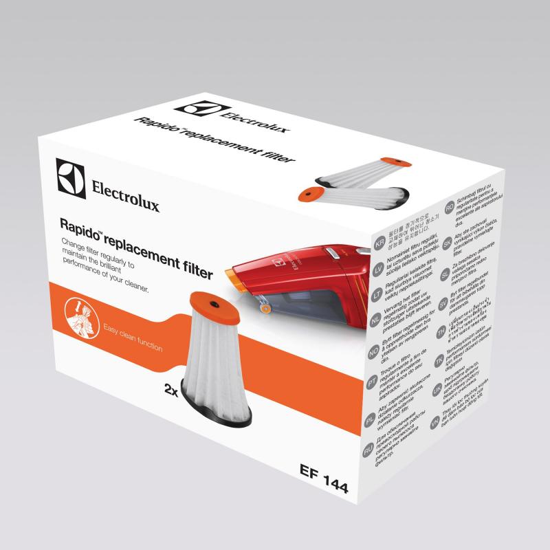 Lot EF144 2 filtres rechange ErgoRapido & Rapido Electrolux Electrolux EF144 New ErgorapidoRapido Filtre Lot de 2