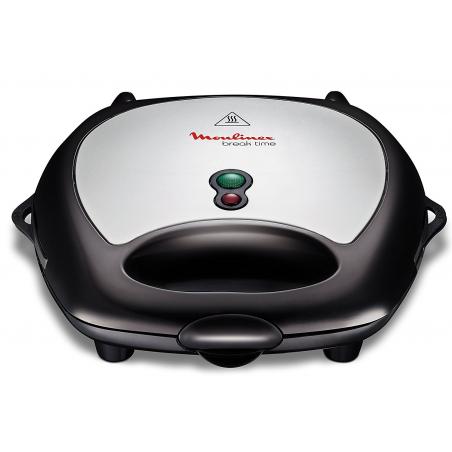 Moulinex SW611812 Croque/Gaufre/Grill Noir/Argent 25, x 27,5 x 9,5 cm