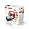 Moulinex SW611812 Croque/Gaufre/Grill Noir/Argent 25, x 27,5 x 9,5 cm