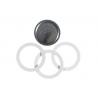 Bialetti - 109743 - 3 Joints + 1 Grille alu micro-filtre Pour cafetière facettes alu- 6 Tasses