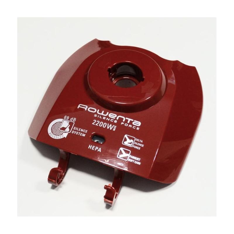 Couvercle complet rouge aspirateur Rowenta Silence Force ref : RS-RT3217