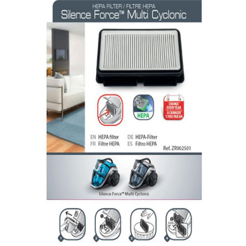 Filtro HEPA Di Ricambio Per Rowenta Silence Force Multi Cyclonic (RO8388EA E Altri) – 1 Pezzo