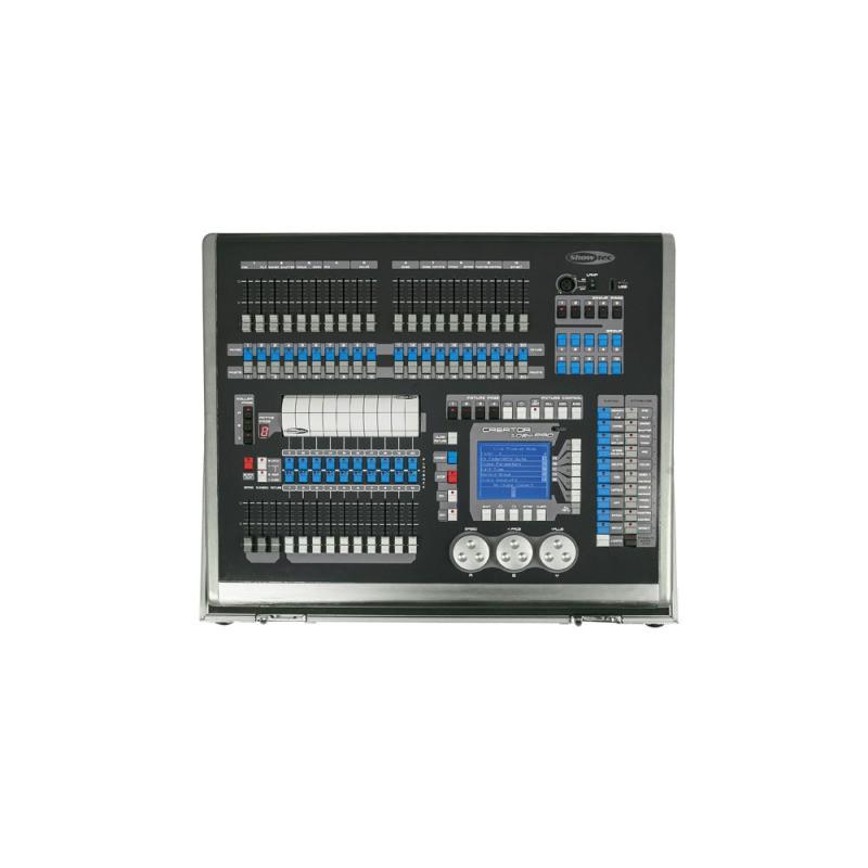 Console de lumières mobiles incluant flightcase Showtec Creator 1024 PRO