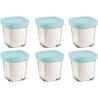 Pots yaourt avec égouttoir x6 pour yaourtiere multidelice Seb XF100101