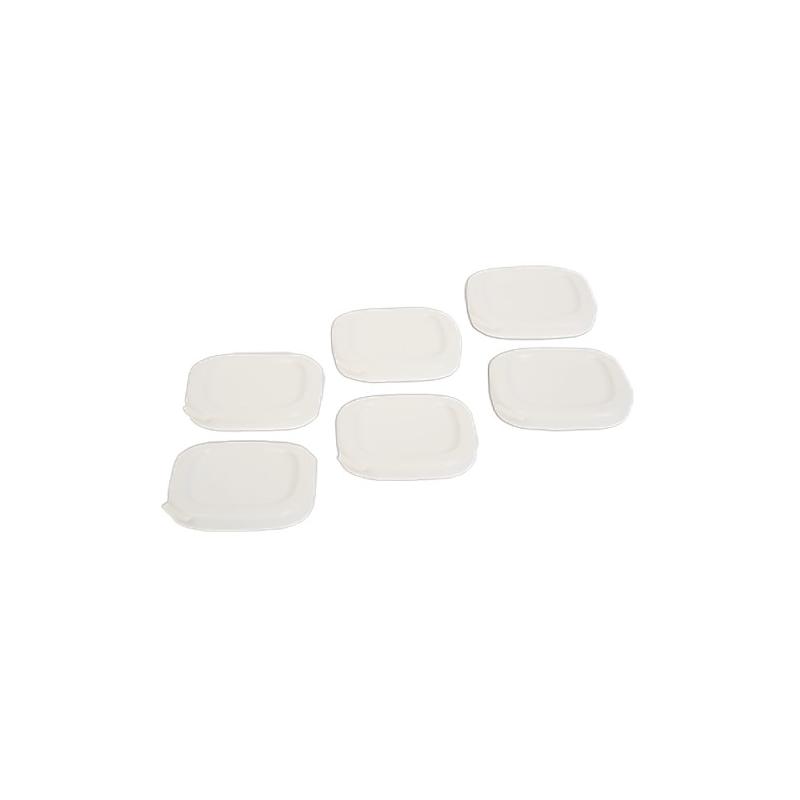Lot de 6 couvercles blancs pot à yaourt Seb SS-194113 Lot de 6 couvercles blancs pot à yaourt Seb SS-194113