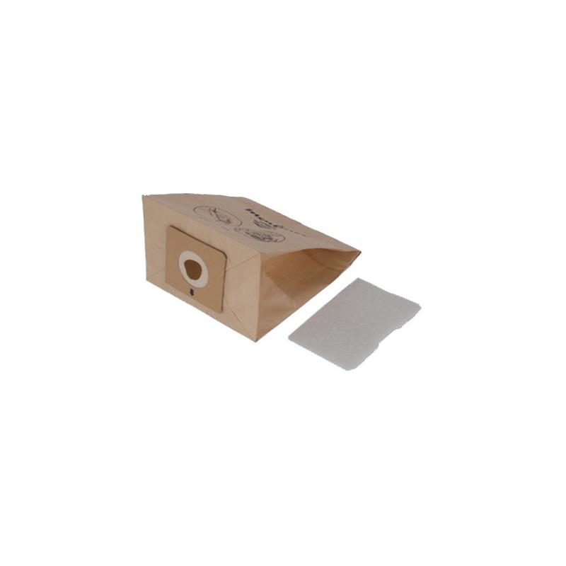 Lot de 6 sacs aspirateurs avec 1 micro-filtre MT000501 Lot de 6 sacs aspirateurs avec 1 micro-filtre MT000501
