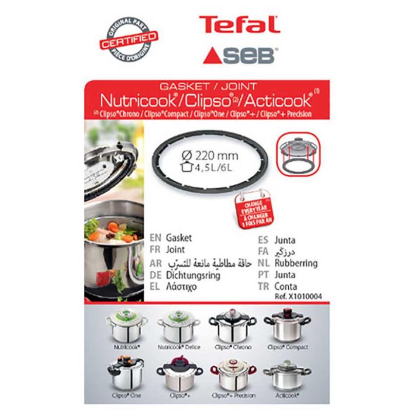 Joint Autocuiseur SEB 253mm - Pour Nutricook, Clipso1, Acticook