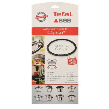 Joint couvercle cocotte clipso 4,5/7,5L, diamètre 220 mm Seb 792350 Joint couvercle cocotte clipso 4,5/7,5L, diamètre 220 mm Seb 792350