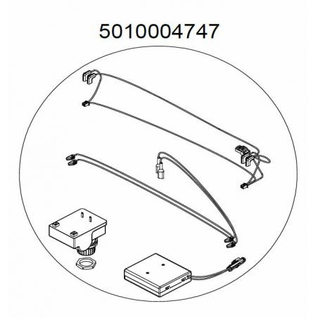 Kit d'Allumage avec Boitier Piles pour plancha Master Campingaz 5010004747