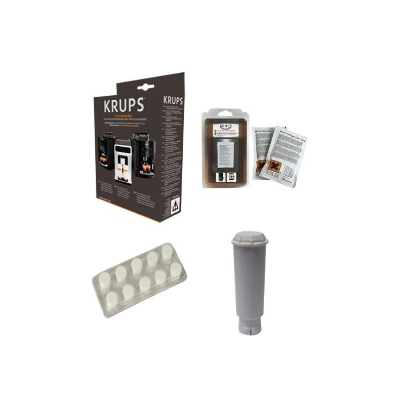 Kit D’entretien Machine à Espresso Siemens/Bosch – Tablettes Nettoyantes Et Détartrantes EQ.series + Filtres Wessper