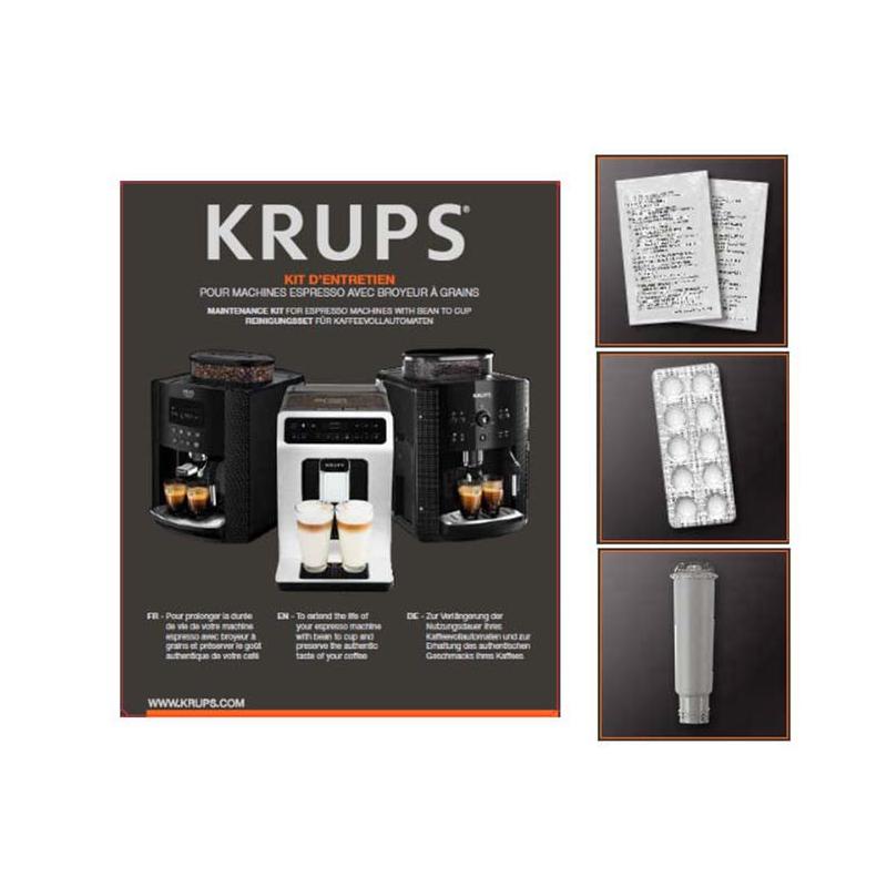 Kit d'entretien pour machine Espresso avec broyeur à grains Krups