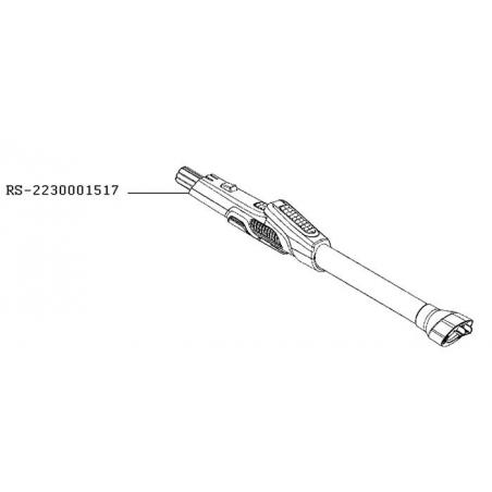 Tube Télescopique Bleu Pour Aspirateur Rowenta - Référence RS-2230001517 - Pièce Détachée Originale