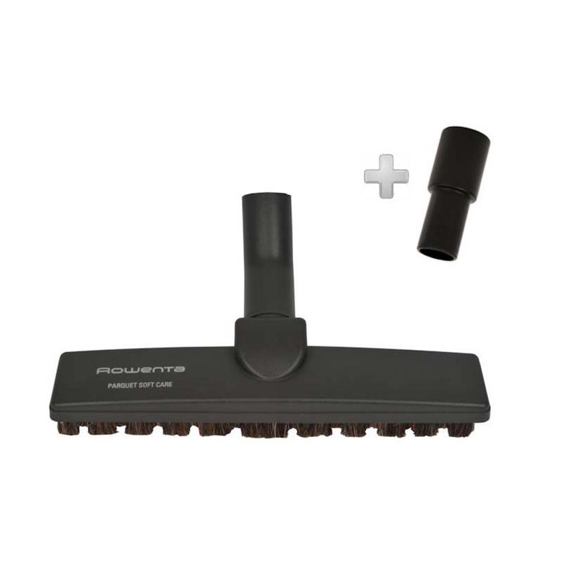 Brosse parquet, Sols durs avec adaptateur 32mm, 35mm Rowenta ZR900401