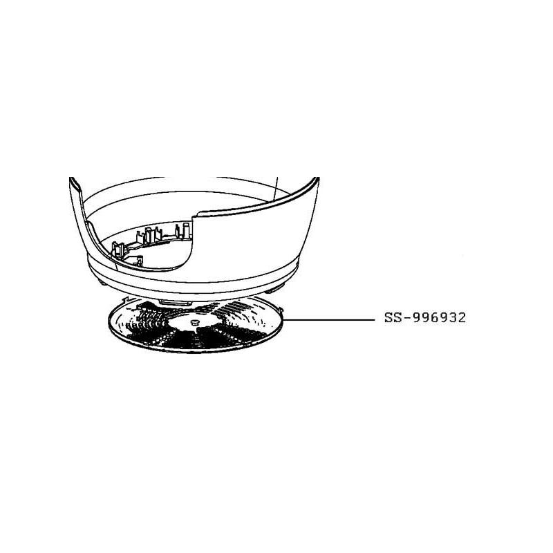 Fond marron pour cookeo Moulinex SS-996932