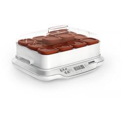Pot avec couvercle marron yaourtiere multidelice SeB SS-1530000808
