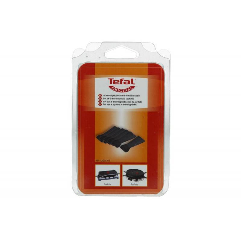 Lot de 6 Spatules pour raclette Tefal ref : XA900203 Lot de 6 Spatules pour raclette Tefal ref : XA900203