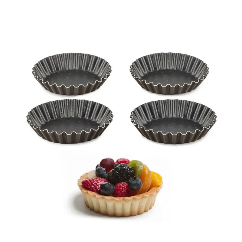 Lot de 4 moules à tartelettes 11 cm PERFECTBAKE Tefal J5548102