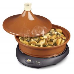 Plat marron + couvercle sans poignée de Tajine Ø 360MM Tefal TS-01000590 - TS-01028110