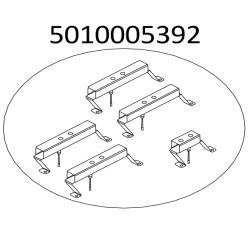 Kit électrodes avec support...