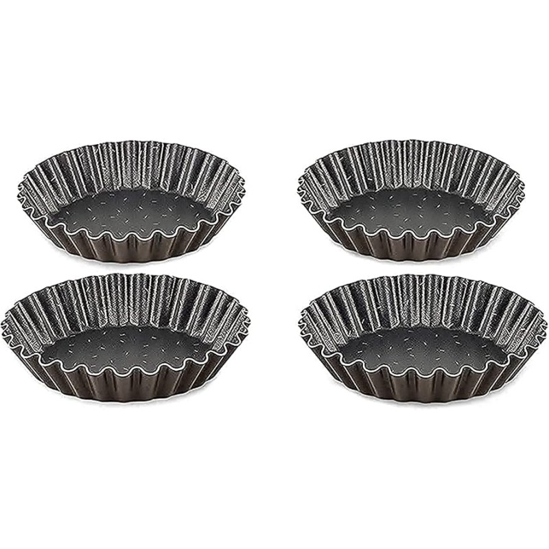 Lot de 4 moules à tartelettes 11 cm PERFECTBAKE Tefal J5548102