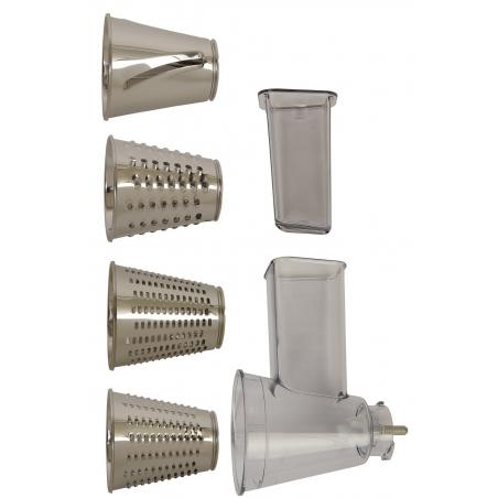 Kit Râpé-Tranché - Accessoire pour Robot Pâtissier Masterchef Gourmet Moulinex XF6320B1